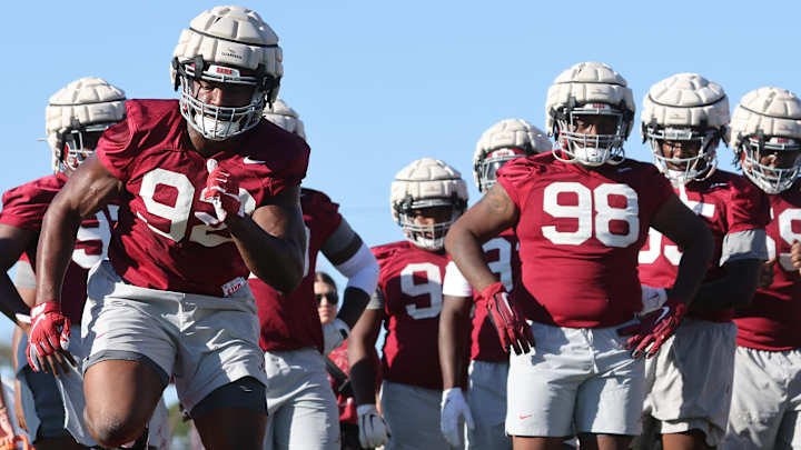 Photos and Video from Alabama Football's First Practice of Arkansas Week