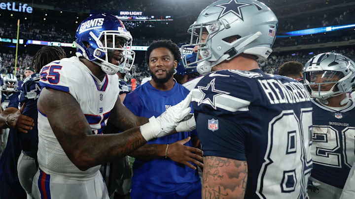 Giants, Cowboys Players Get Chippy During Postgame Handshakes