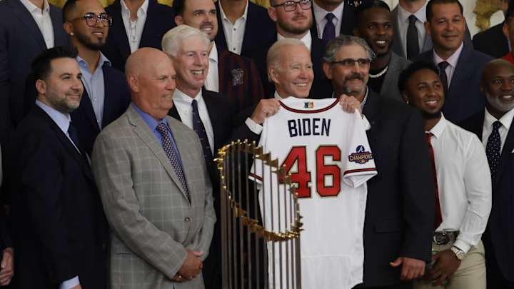 WATCH: Atlanta Braves Visit White House to Celebrate 2021 World Series