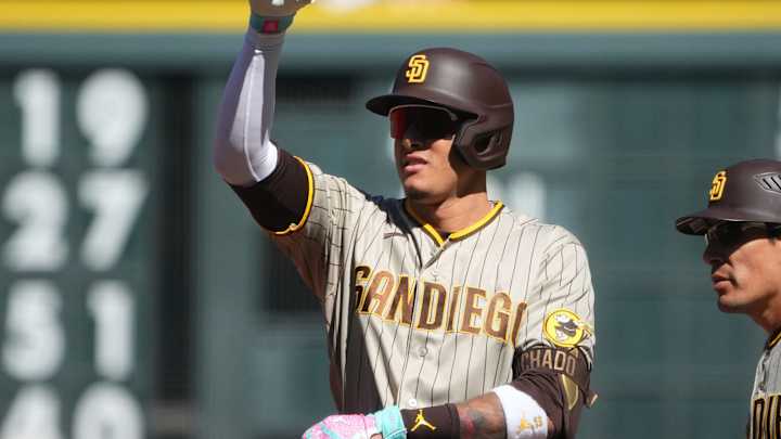Manny Machado Wears Air Jordans in Padres Colors