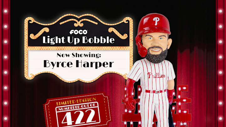 FOCO Launches Philadelphia Phillies Bryce Harper Light Up Bobblehead