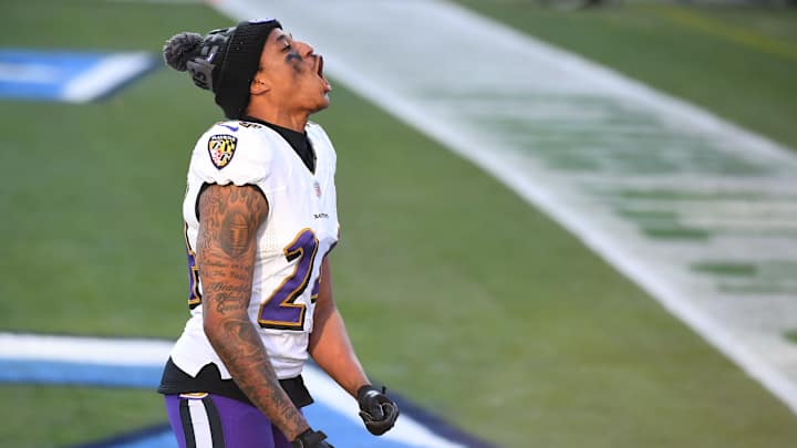 Marcus Peters Getting Healthier, Making Plays for Ravens
