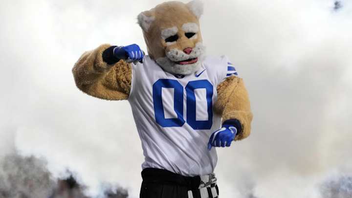 BYU Mascot Shows Off Ridiculous Arm Strength in Viral Video