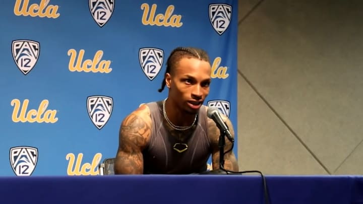 WATCH: Dorian Thompson-Robinson, Jake Bobo, Stephan Blaylock on UCLA-UW