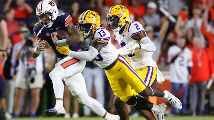Auburn ran the same play six times leading up to interception, according to LSU DB Greg Brooks Jr. Auburn ran the same play six times leading up to interception, according to LSU DB Greg Brooks Jr.