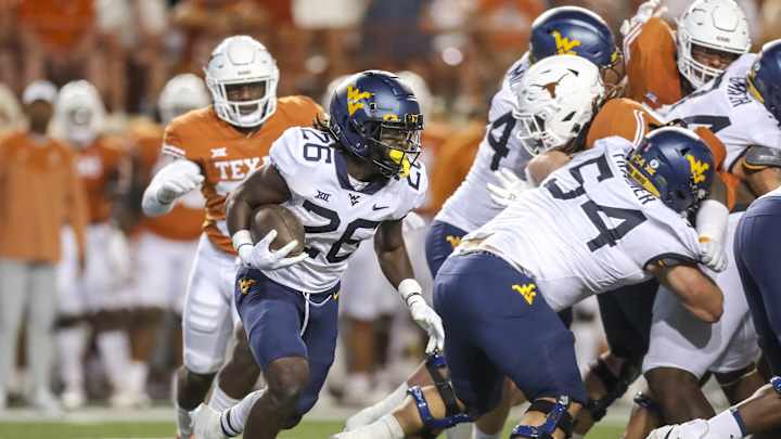 Individual + Team Stats from West Virginia's Loss to Texas