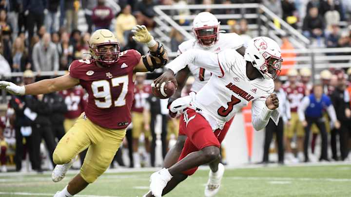 Louisville QB Malik Cunningham Injured Late at Boston College; Status TBD