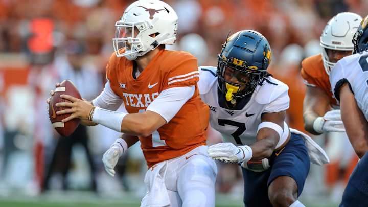 Longhorns Lead West Virginia Big After First Half