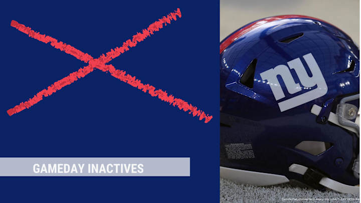 New York Giants at Dallas Cowboys: Inactives & Lineup Changes