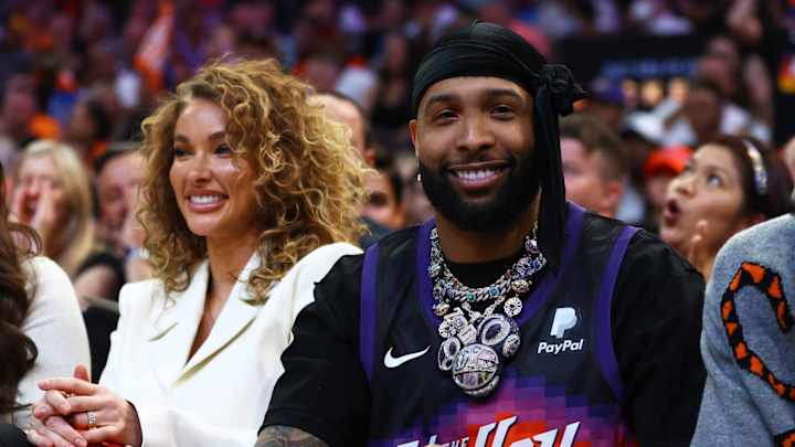 NFL Wide Receiver Odell Beckham Jr. Seen With The Miami Heat