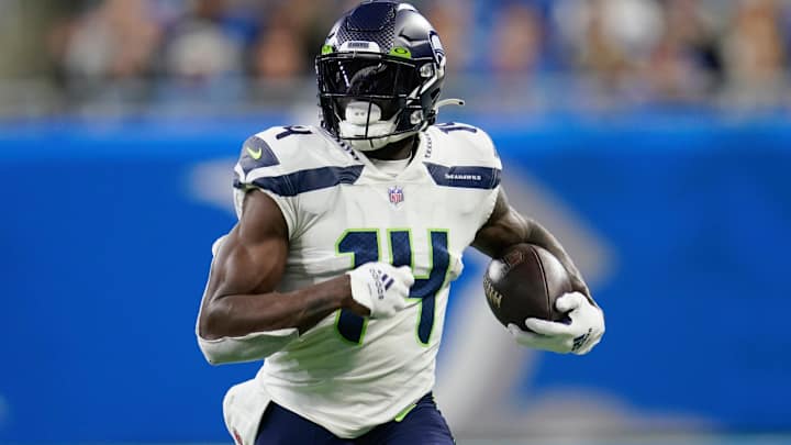 Seahawks’ DK Metcalf Verifies Reason He Was Carted Off Field vs. Lions