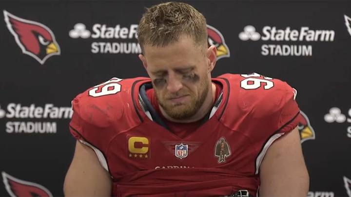 Cardinals’ JJ Watt Gets Emotional While Discussing Health Scare