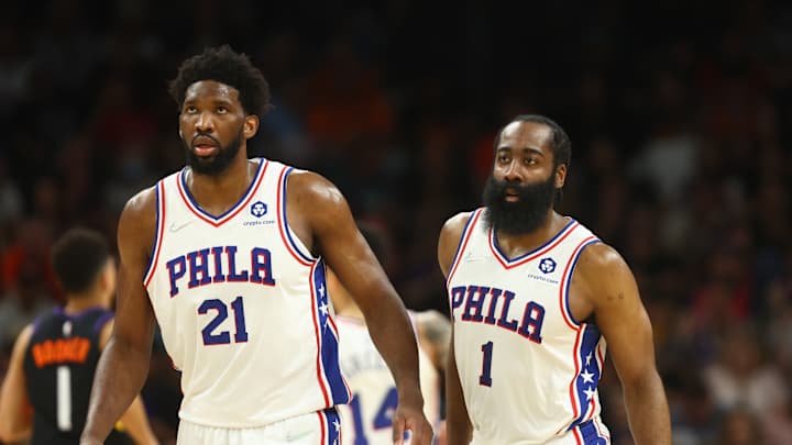 Two Sixers Stars Leave Spectators Believing They'll Sit vs. Nets Two Sixers Stars Leave Spectators Believing They'll Sit vs. Nets