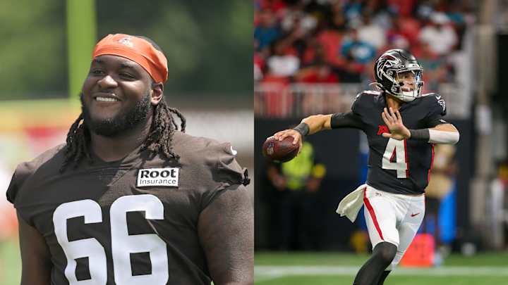 Look: Desmond Ridder, James Hudson III Swap NFL Jerseys