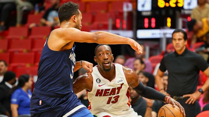 Miami Heat's Bam Adebayo Working On His Three-Point Shot