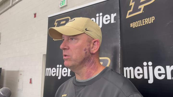 Purdue Coach Jeff Brohm Gives Final Thoughts Before Road Trip to Maryland