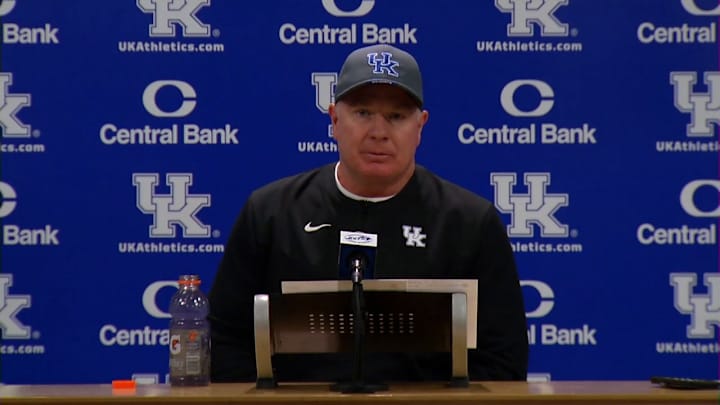 Everything Mark Stoops Said After Kentucky's 24-14 Loss at South Carolina