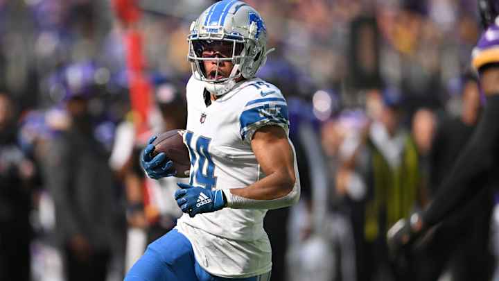 Lions Wide Receiver Amon-Ra St. Brown Active in Game vs. Patriots