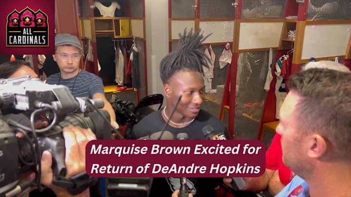 Marquise Brown Excited to Play With DeAndre Hopkins
