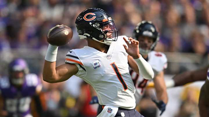 Why Bears QB Justin Fields Does - And Doesn't - Make Sense for Falcons Why Bears QB Justin Fields Does - And Doesn't - Make Sense for Falcons