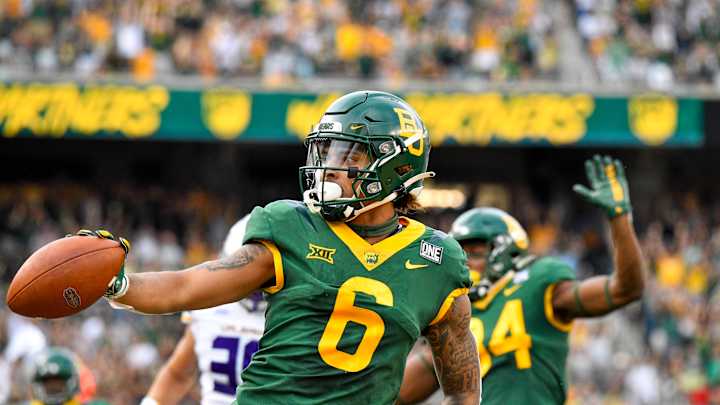 Baylor Leads West Virginia at Half Behind Gavin Holmes' Explosive Play Baylor Leads West Virginia at Half Behind Gavin Holmes' Explosive Play