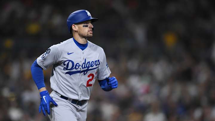 Dodgers News: Trayce Thompson Gets First Postseason Hit Against Former Team