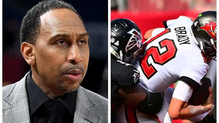 Tom Brady Fined for Grady Jarrett Kick; Stephen A. Smith 'Ashamed' of Falcons at Bucs Controversy