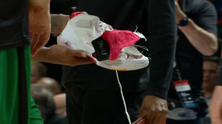 Grant Williams Busts New Air Jordan Shoe