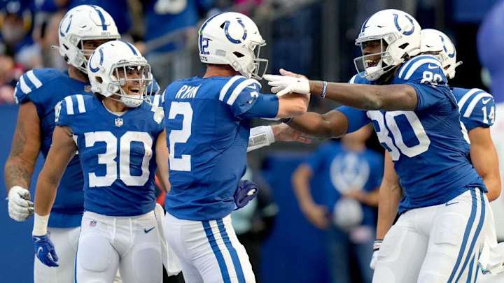 Colts, Raiders Announce Inactives Ahead of Sunday's Week 10 Matchup