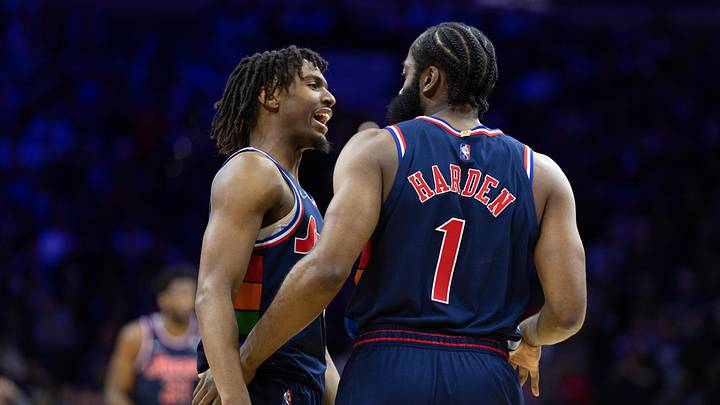 James Harden’s Message to Tyrese Maxey Before Celtics Game