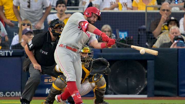 Watch: Kyle Schwarber Destroys a Baseball as He Adds to Philadelphia Phillies Lead