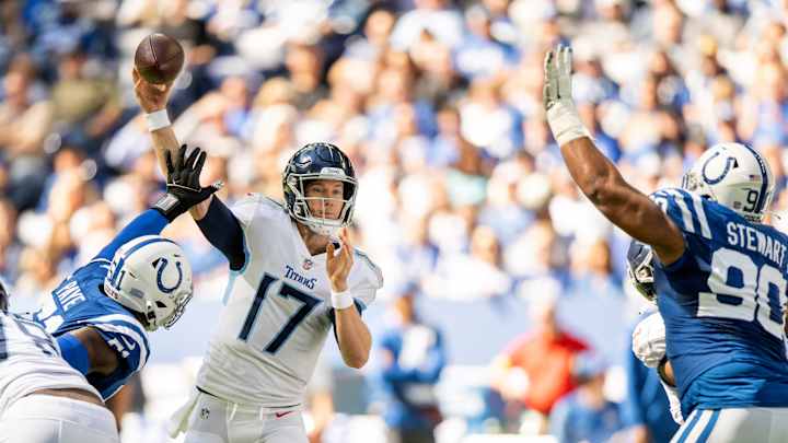 Colts Rule Out 4 Ahead of Titans Showdown