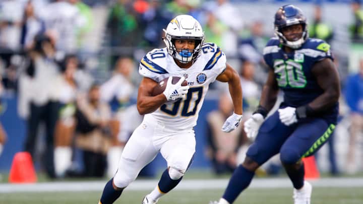Seahawks LB Jordyn Brooks on Chargers RB Austin Ekeler: 'Like a Bowling Ball' Seahawks LB Jordyn Brooks on Chargers RB Austin Ekeler: 'Like a Bowling Ball'