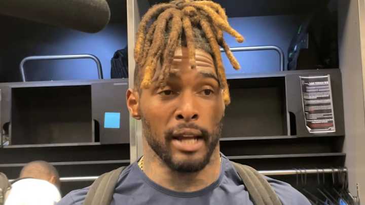 From the Las Vegas Raiders Locker Room, RB Brandon Bolden