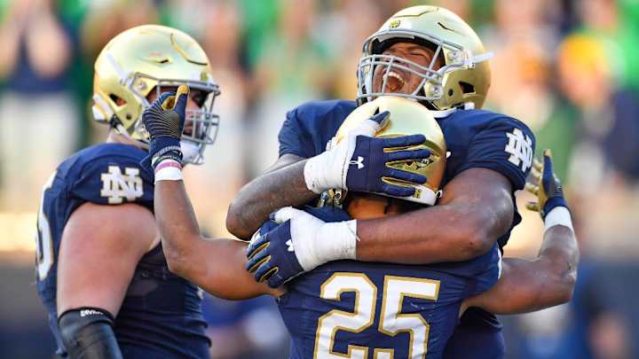 Notre Dame Depth Chart vs Clemson