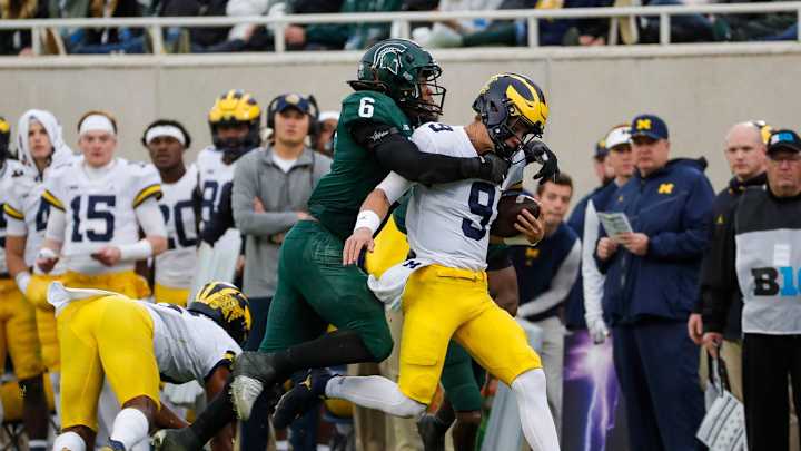 Michigan State opens as multi-touchdown underdog to rival Wolverines