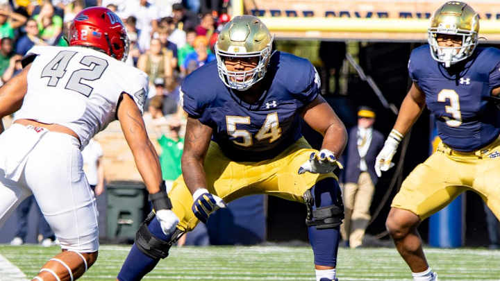 Notre Dame Lineman Blake Fisher Is Poised For A Breakout Season