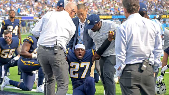 Chargers Crippling Injuries Continue: CB J.C. Jackson Out For Season, WR Mike Williams to Miss Weeks Chargers Crippling Injuries Continue: CB J.C. Jackson Out For Season, WR Mike Williams to Miss Weeks