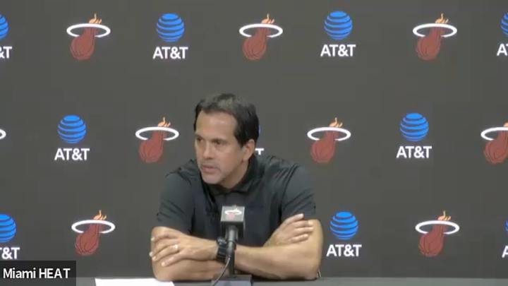 Miami Heat's Erik Spoelstra On Jimmy Butler Sitting Most Of The Fourth Quarter In Monday's Loss To Toronto Raptors