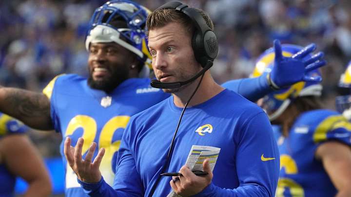 Rams’ Sean McVay on 49ers’ Christian McCaffrey Trade: ‘Oh S—’