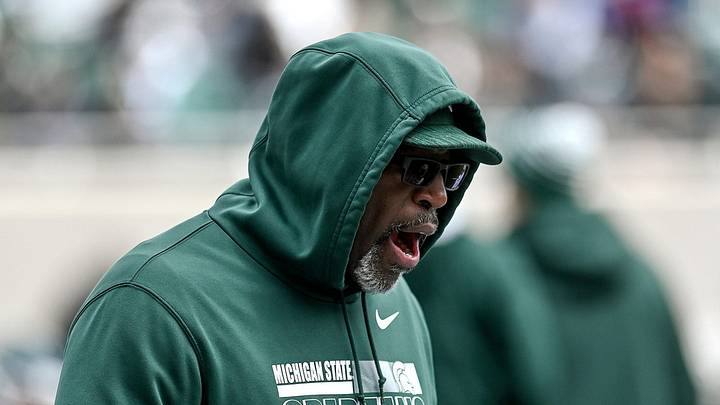 MSU's Harlon Barnett barely holds back his dislike of Michigan, per Mel  Tucker's orders