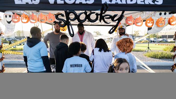 Las Vegas Raiders Host Halloween Event for Local Youth Las Vegas Raiders Host Halloween Event for Local Youth