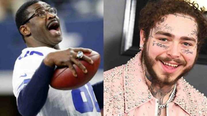 Post Malone Makes Tattoo Cowboys Promise With Michael Irvin, 88 Club