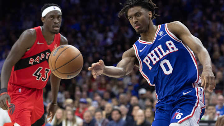 Pascal Siakam Reacts to Tyrese Maxey's Dominant Performance