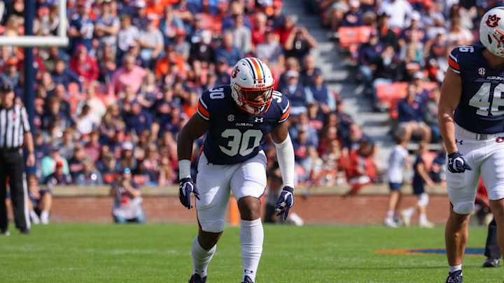 Auburn linebacker Desmond Tisdol enters portal