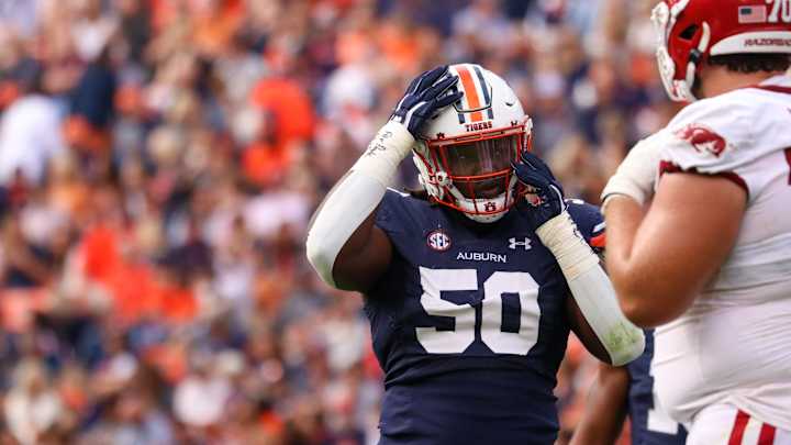 Marcus Harris has been great at stopping the run for Auburn this season