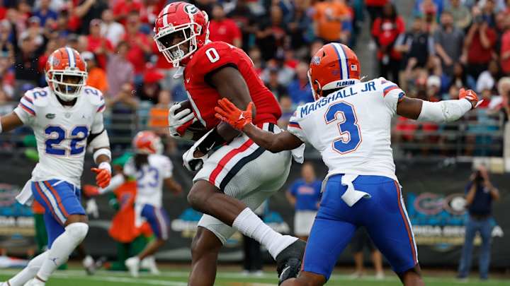 Georgia Dominating Florida Gators at Half, 28-3