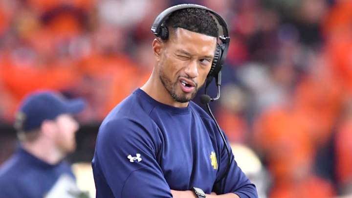 Marcus Freeman Discusses The Notre Dame Victory Over Syracuse