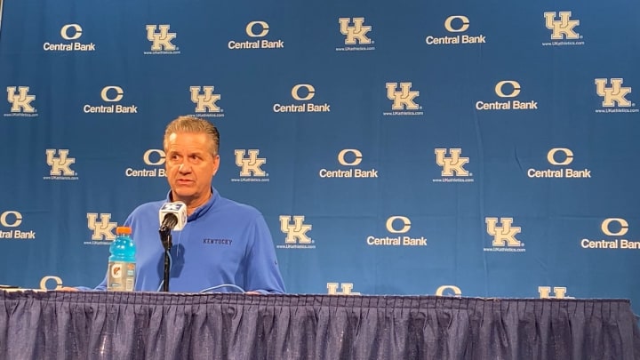 Watch: John Calipari Talks 56-38 Exhibition Win Over Missouri Western State