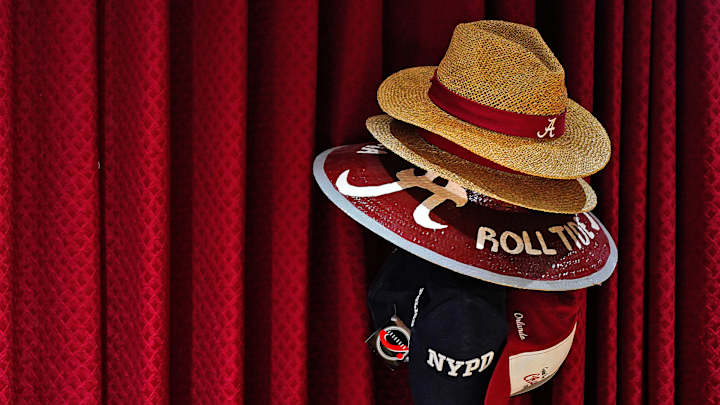 You Can’t Escape Nick Saban—or His Infamous Straw Hat—at LSU